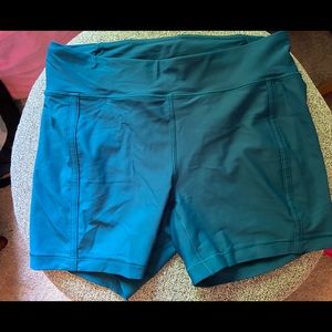Blue lululemon shorts